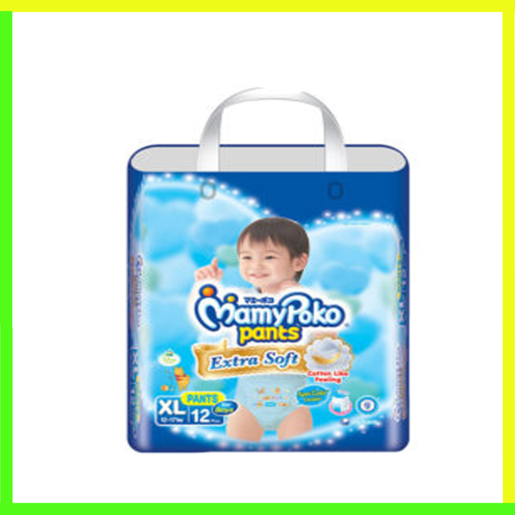 Mamy Poko Pants Extra Soft Boy XL 12 - Heron Baby Shop