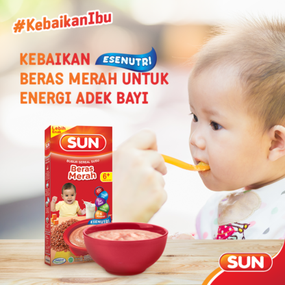 Bubur Sun Beras Merah 120gr