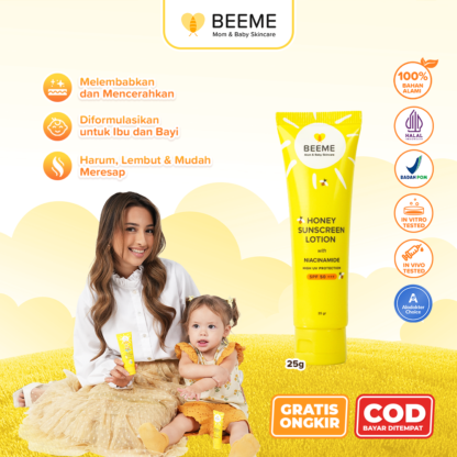 Beeme Honey Sunscreen Lotion With Niacinamide SPF 50 +++