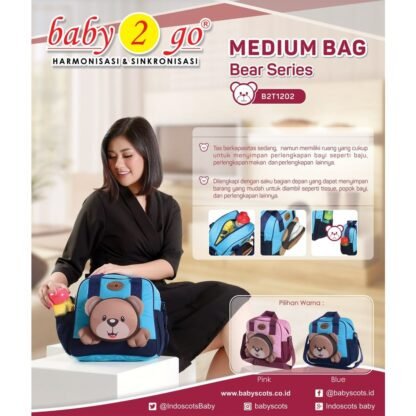 BABY SCOTS TAS MEDIUM BAG 2GO BEAR SERIES B2T1202