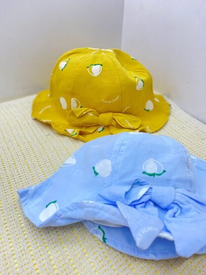 Carterlove Topi Bundar Print Honey Peach Pita