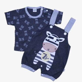 Tom Pege Setelan Kodok Overall Bdr Zebra 3122B