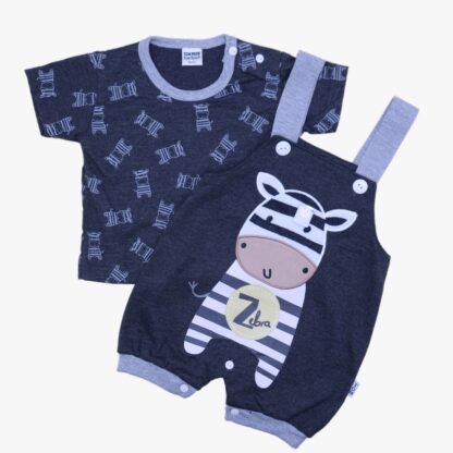 Tom Pege Setelan Kodok Overall Bdr Zebra 3122B