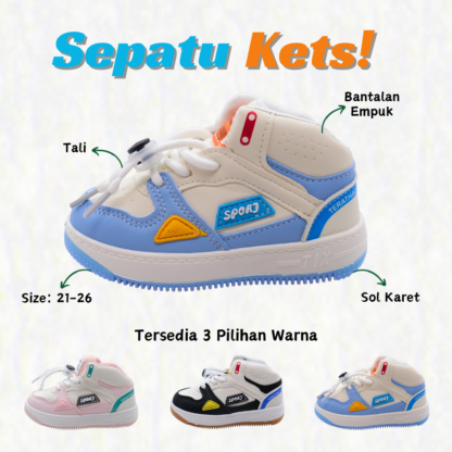 Carterlove Sepatu Anak Kets Tali Sport UK 21-26