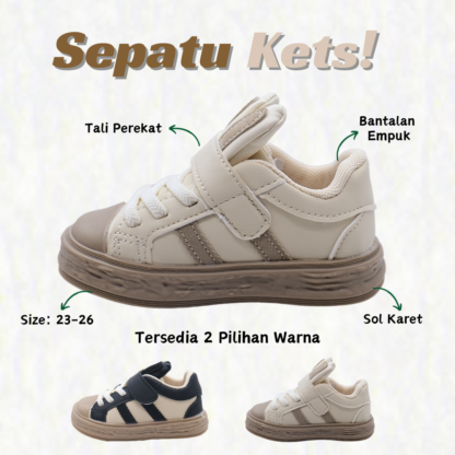 YZ Sport Sepatu Anak Tali Cewe Perekat Kuping SI-2191 UK 23-26