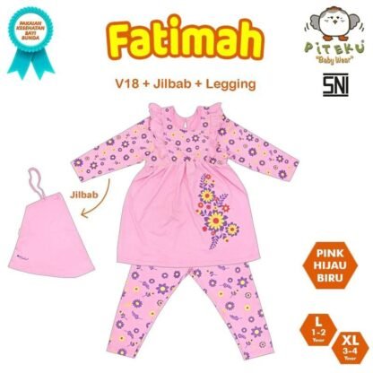 Piteku Setelan Cewe Fatimah 3-4 T