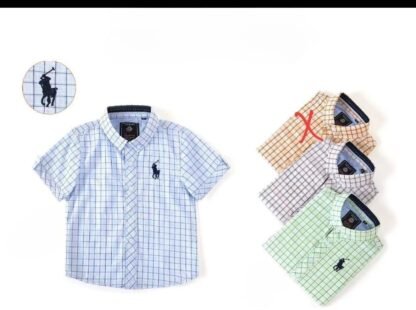 Kemeja Cowo Pendek UK.3Y-7Y