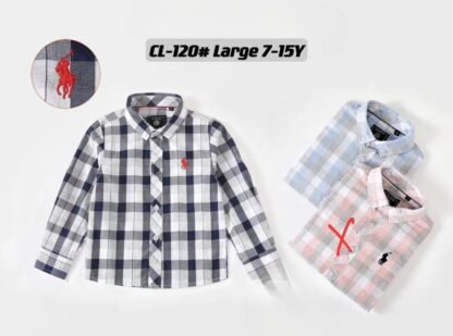 Kemeja Cowo Panjang UK.3Y-7Y